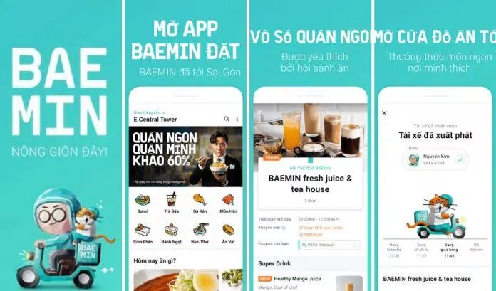 Ứng dụng BAEMIN đang là nhân tố mới cạnh tranh ở Việt Nam. (Ảnh: Internet)