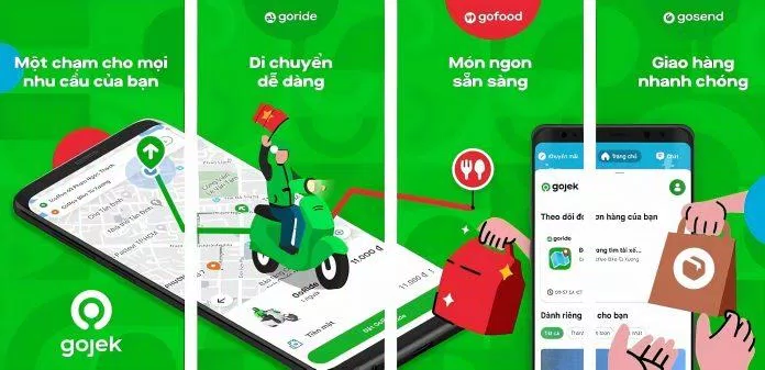 GoFood là một phần trong ứng dụng đa dịch vụ của Gojek. (Ảnh: Internet)
