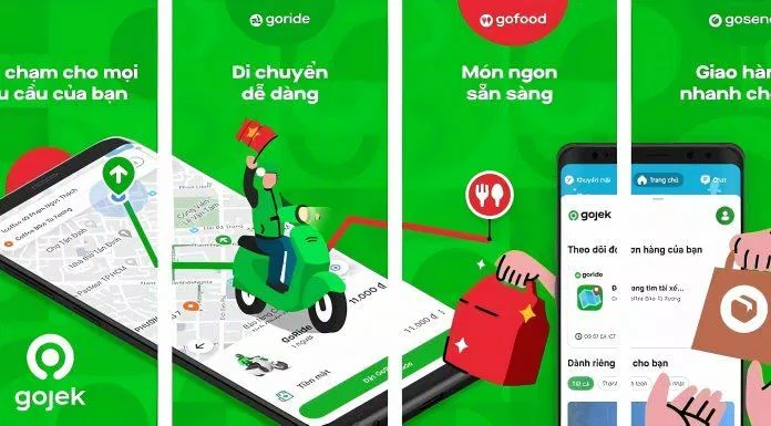 GoFood là một phần trong ứng dụng đa dịch vụ của Gojek. (Ảnh: Internet)