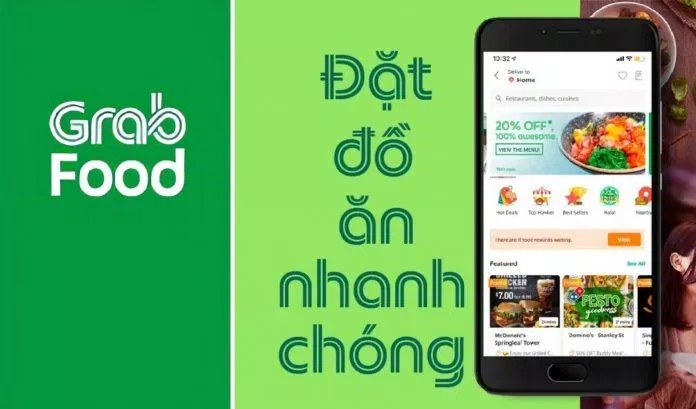 GrabFood hiện là dịch vụ nhận được sự ủng hộ lớn từ người dùng. (Ảnh: Internet)