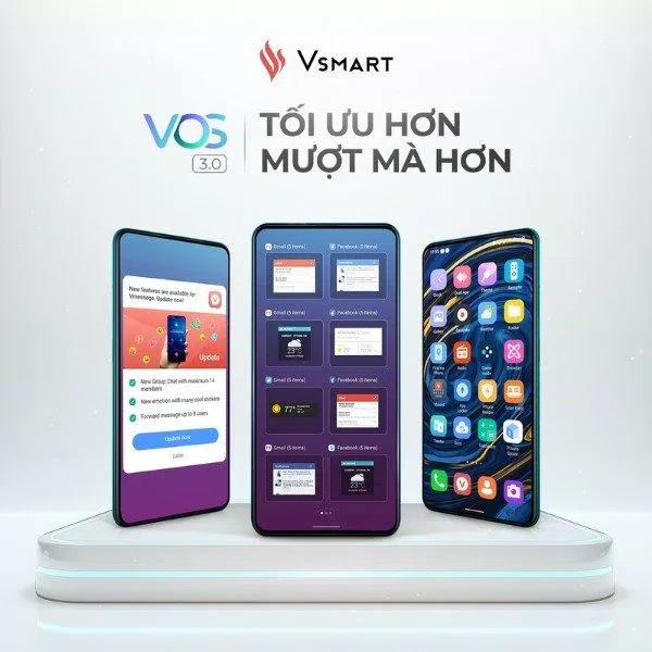 Bản cập nhật VOS 3.0 hướng đến trải nghiệm tối ưu hơn, mượt mà hơn. (Nguồn: Internet)