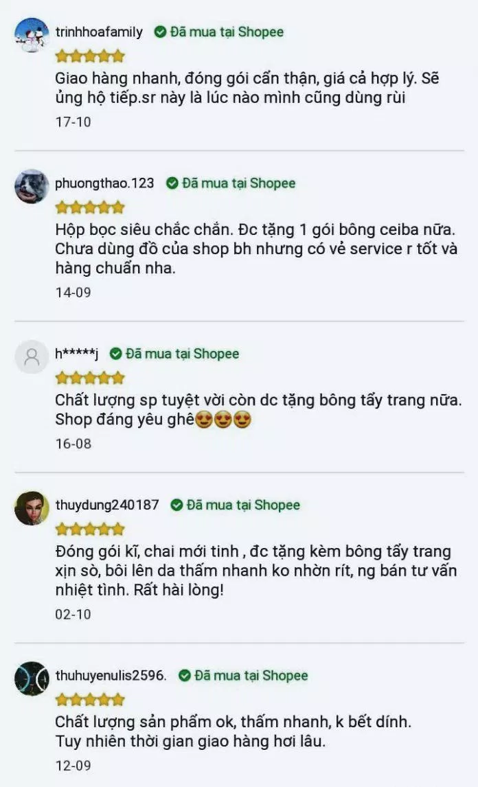 Một vài nhận xét của khách hàng trên trang 123mua.vn sau khi mua sản phẩm (ảnh: TinhVe)