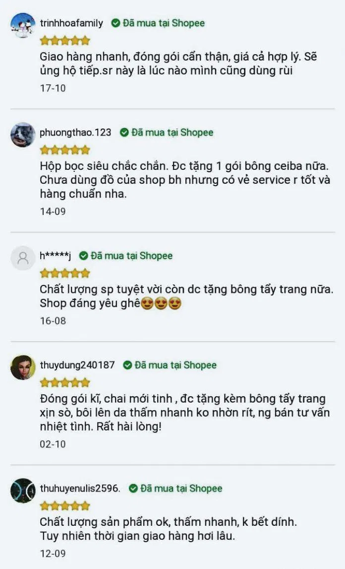 Một vài nhận xét của khách hàng trên trang 123mua.vn sau khi mua sản phẩm (ảnh: BlogAnChoi)