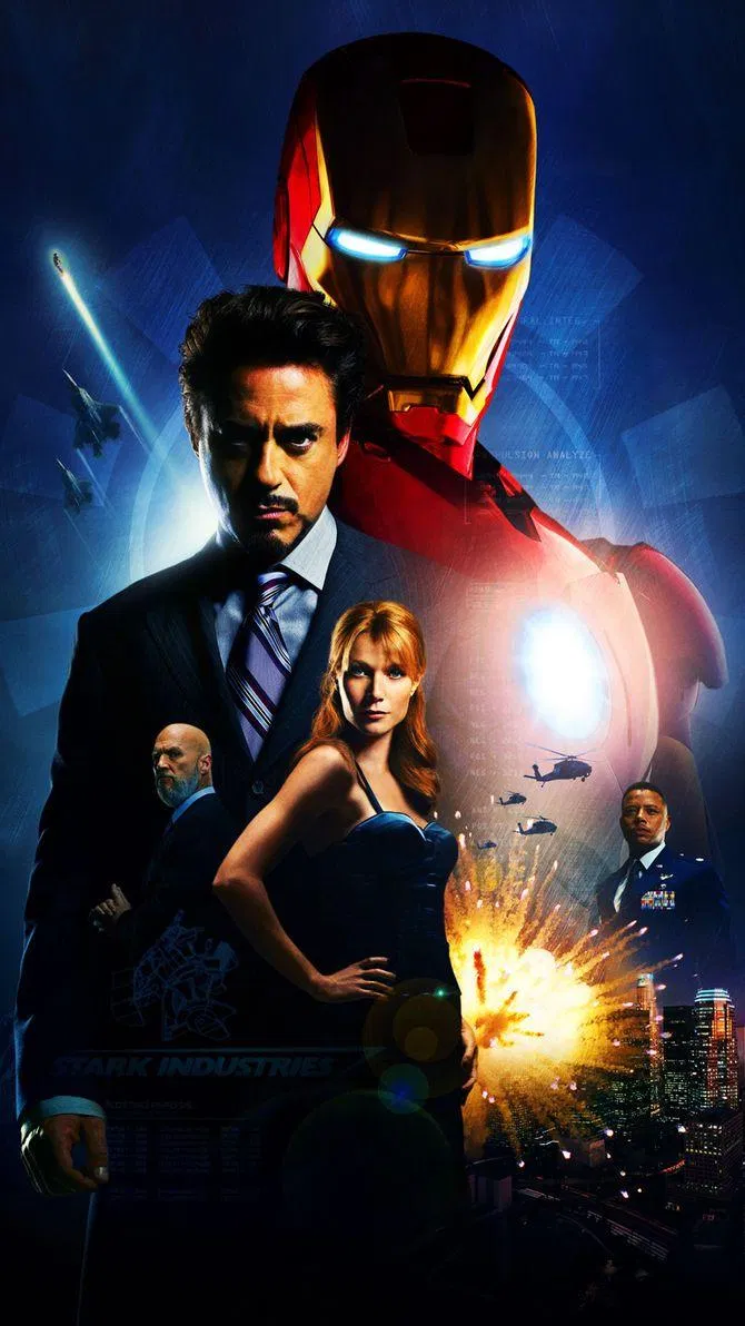 Poster Phim Iron Man 2008 (nguồn: internet) Poster Phim Iron Man 2008 (nguồn: internet)