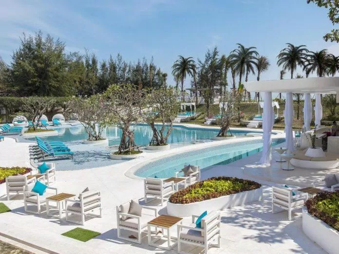Anoasis Beach Resort có không gian được trang trí theo phong cách Mediteranian (Ảnh Internet)