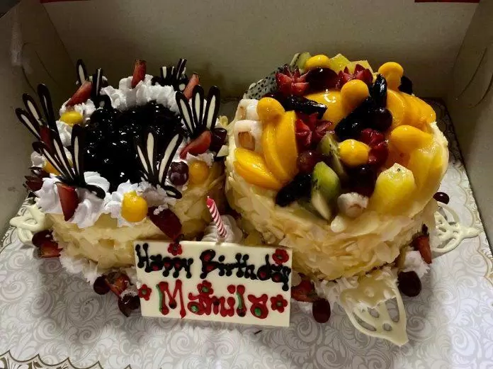 Bánh sinh nhật cùng những chú gấu trúc đáng yêu (Ảnh: internet)