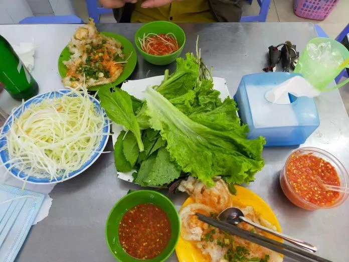 Phần ăn của chúng tôi đây, rất hấp dẫn mà giá cực kỳ rẻ (ảnh: BlogAnChoi)