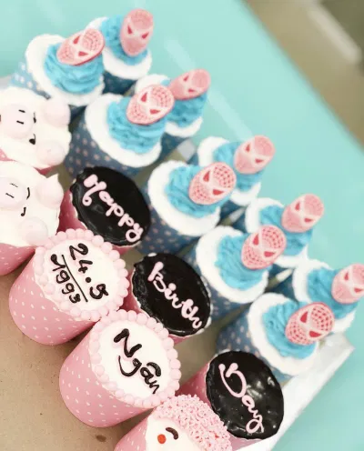 Bánh sinh nhật cupcake tuyệt vời dành cho người bạn yêu thương (Ảnh: internet) Bánh sinh nhật cupcake tuyệt vời dành cho người bạn yêu thương (Ảnh: internet)