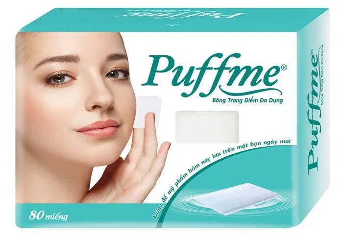 Bông tẩy trang Puffme. (Ảnh: Internet)