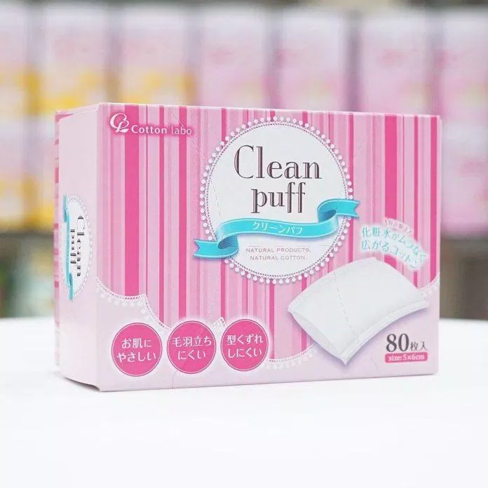 Bông tẩy trang Clean Puff. (Ảnh: Internet)