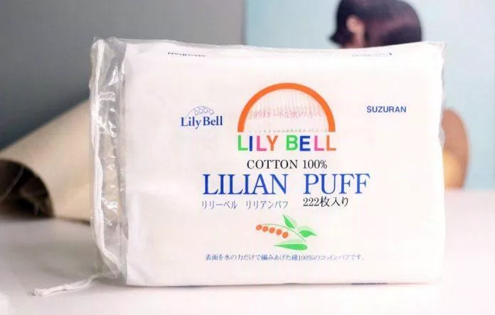 Bông tẩy trang Lily Bell. (Ảnh: Internet)