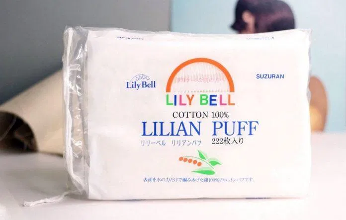 Bông tẩy trang Lily Bell. (Ảnh: Internet)