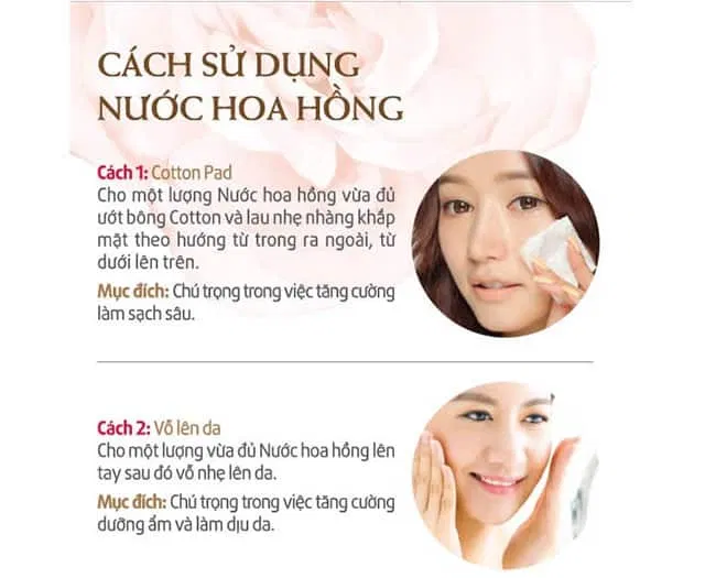 Cách sử dụng toner (Nguồn: Internet)