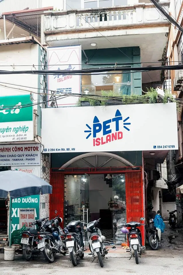 Mặt tiền của Pet Island (Ảnh: Facebook Pet Island)