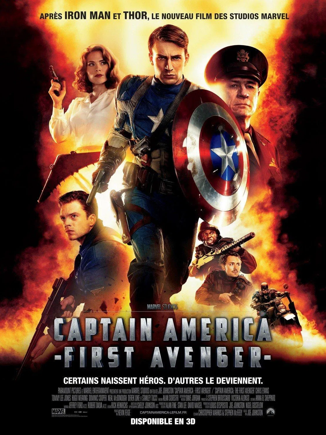 Poster phim Captain America 2011 (Nguồn: internet) Poster phim Captain America 2011 (Nguồn: internet)