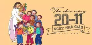 Thơ chúc mừng 20/11