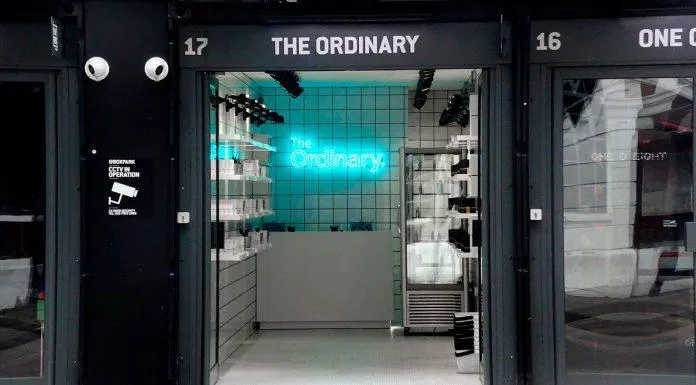 Một cửa hàng mỹ phẩm của thương hiệu The Ordinary (ảnh: internet)