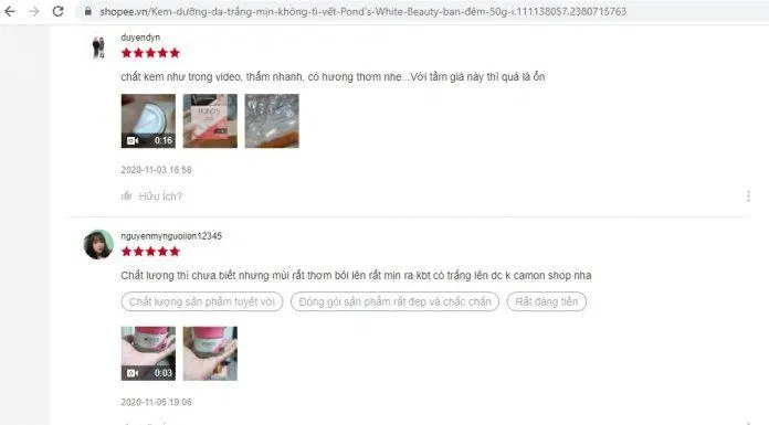 Phản hồi tích cực của khách hàng trên Shopee (nguồn: BlogAnChoi). Phản hồi tích cực của khách hàng trên Shopee (nguồn: BlogAnChoi).
