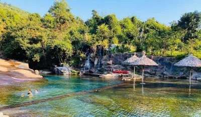 Khung cảnh trong lành, tươi mát tại Bạch Mã village