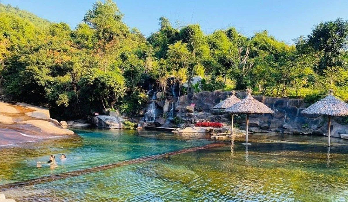 Khung cảnh trong lành, tươi mát tại Bạch Mã village