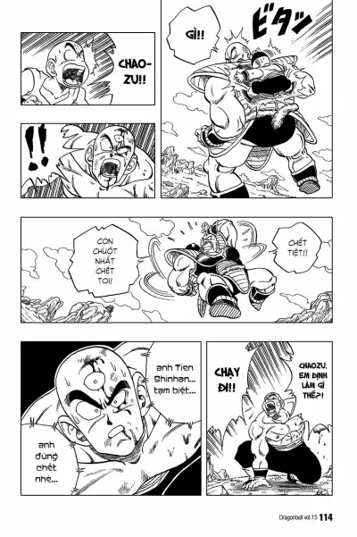 Dragon Ball luôn có những màn hy sinh cảm động như thế này (Ảnh: Internet). Dragon Ball luôn có những màn hy sinh cảm động như thế này (Ảnh: Internet).