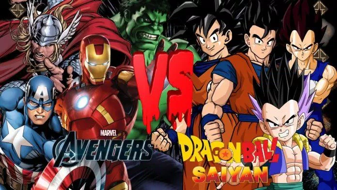 Avengers và Siêu Saiyan, ai mạnh hơn ai? (Ảnh: Internet).
