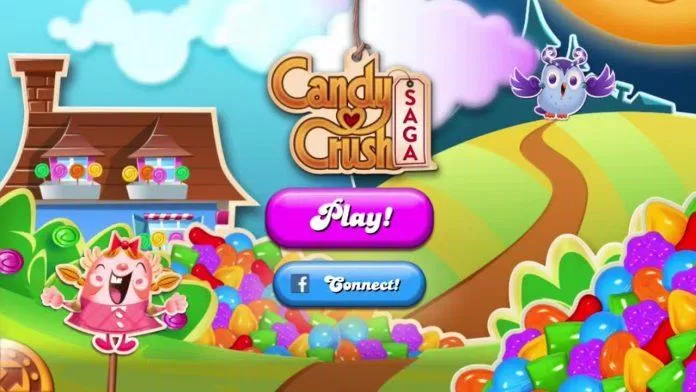 Giao diện của game Candy Crush Saga (Ảnh: internet)