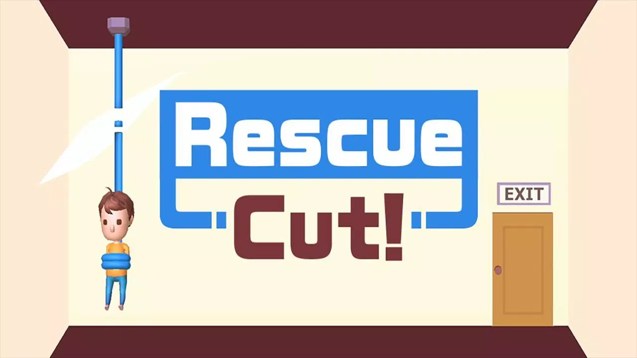 Giao diện của game Rescue Cut – Rope Puzzle (Ảnh: internet)