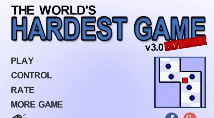 Giao diện của game The World’s Hardest Game (Ảnh: internet)