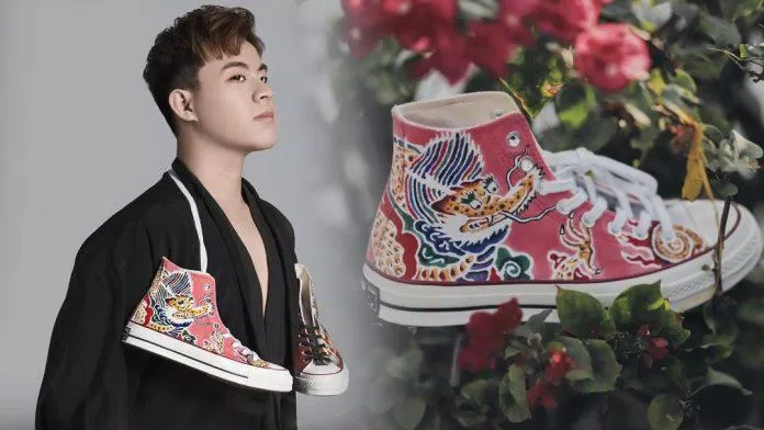 Chàng trai La Quốc Bảo và ý tưởng thiết kế giày Converse phiên bản Việt. (Ảnh: Internet)