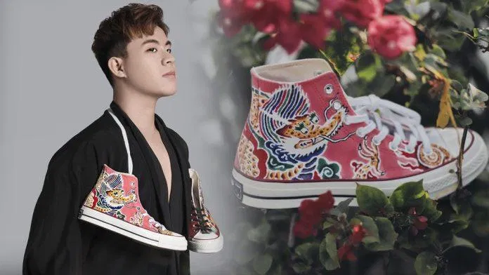Chàng trai La Quốc Bảo và ý tưởng thiết kế giày Converse phiên bản Việt. (Ảnh: Internet)