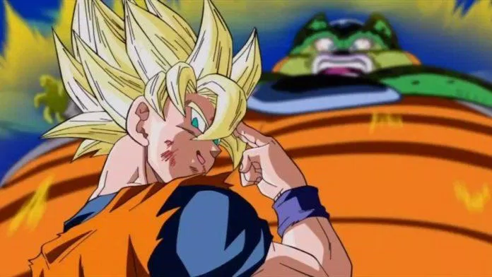 Son Goku tự sát cùng Cell để bảo vệ Trái đất (Ảnh: Internet).