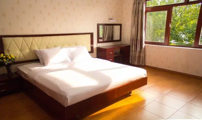 Khung cảnh trong phòng Hồ Mây Resort (Ảnh Internet)