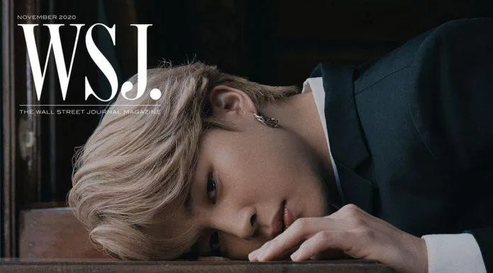 Jimin chụp ảnh cho tạp chí WSJ. (Ảnh: WSJ.)