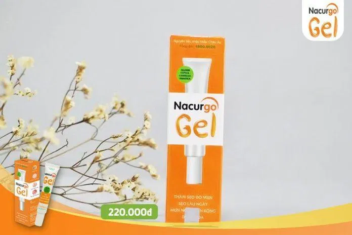 Nacurgo Gel – Sản phẩm trị mụn ẩn, mụn viêm, mụn đầu đen khiến ai dùng thử đều thích mê. Ảnh: Internet