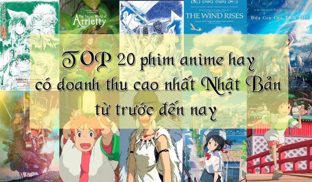 TOP 20 Phim Anime Hay, Có Doanh Thu Cao Nhất Nhật Bản Từ Trước đến Nay ...