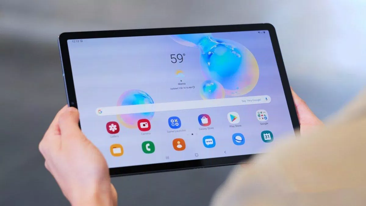 Màn hình trên Galaxy Tab S6. (Nguồn: Internet)