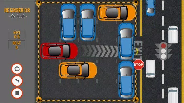Một màn chơi trong game Unblock Car (Ảnh: internet)