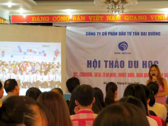 New Ocean chủ yếu phát triển hai thương hiệu New Ocean Study cho Du học và new Ocean IMMI cho Định cư (Ảnh Internet)