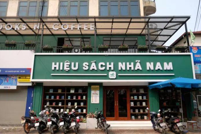 Nhà sách Nhã Nam tại 3 Nguyễn Quý Đức, Thanh Xuân Bắc, Thanh Xuân, Hà Nội. (Ảnh Internet)