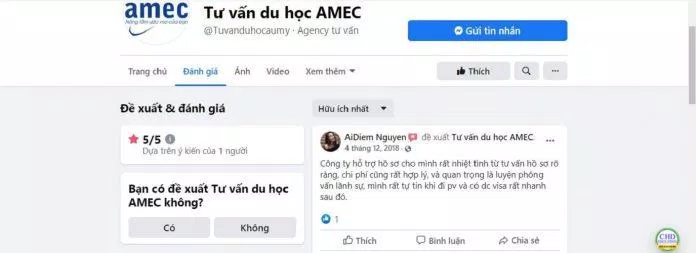 Review Công ty Tư vấn Du học và Dịch thuật Âu Mỹ – AMEC