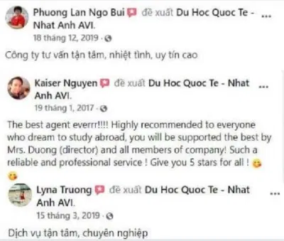 Review Công ty Tư vấn Du học Tân Việt (Ảnh Internet)