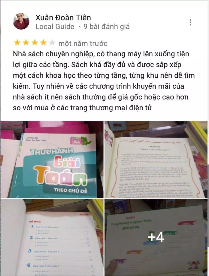 Review Nhà sách FAHASA Hà Nội (Ảnh Internet)
