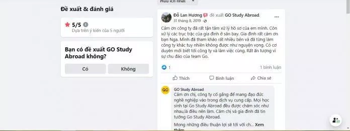 Công ty Tư vấn Du học GO STUDY ABROAD nhận được sự công nhận của các bạn học sinh (Ảnh Internet) Công ty Tư vấn Du học GO STUDY ABROAD nhận được sự công nhận của các bạn học sinh (Ảnh Internet)