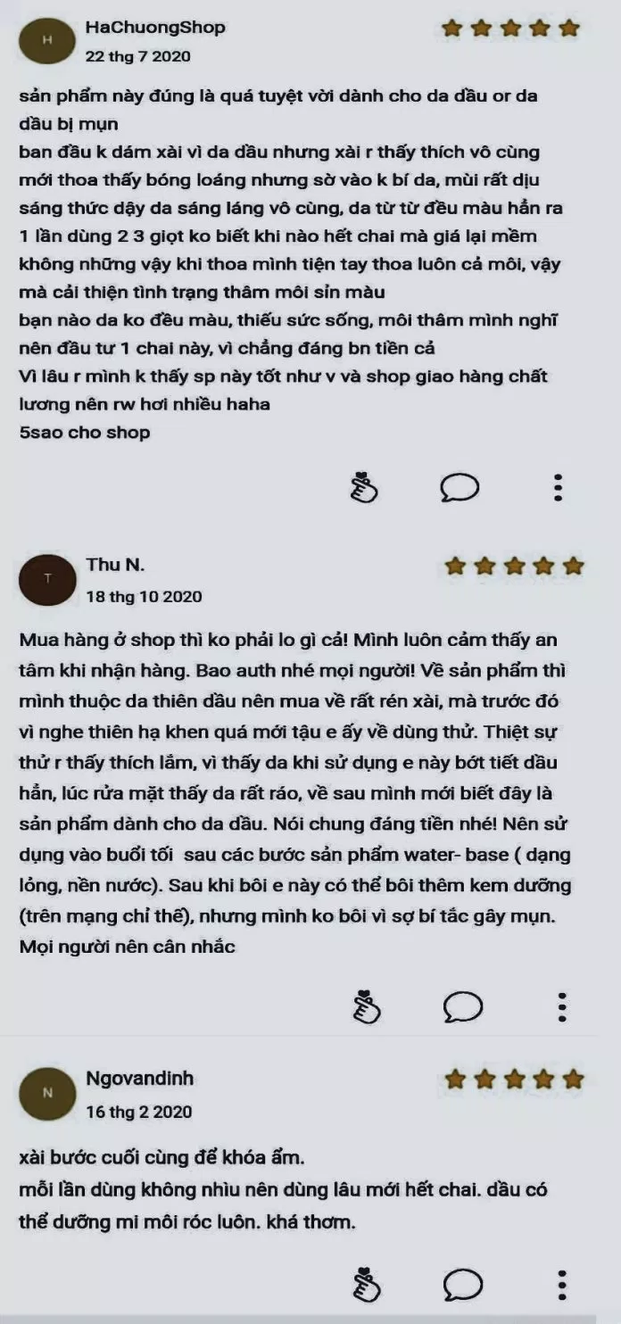 Đanh giá của khách mua hàng trên Lazada (ảnh: TinhVe)