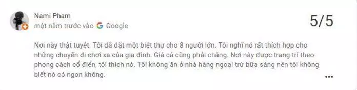 Review Long Hải Channel Beach Resort (Ảnh Internet)