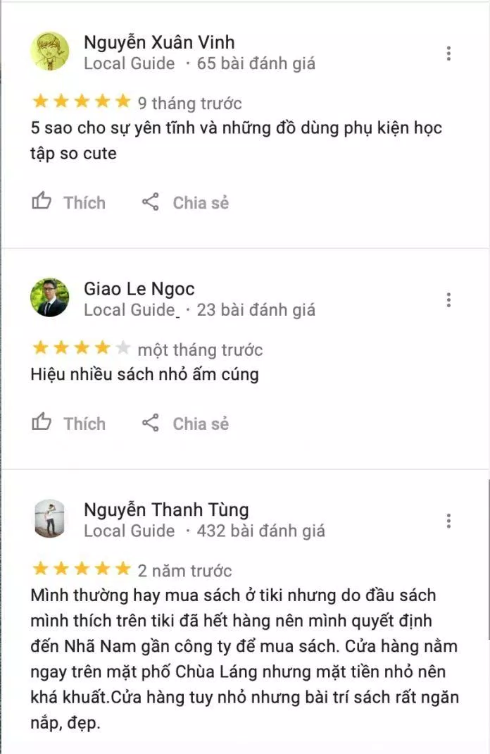 Review Nhà sách Nhã Nam Hà Nội (Ảnh Internet)