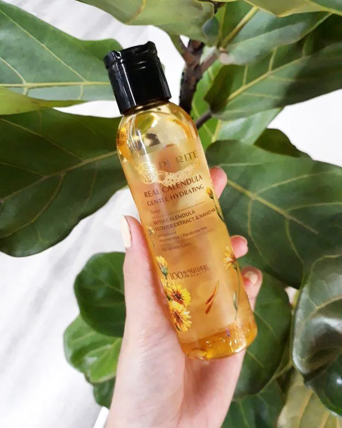 Nước cân bằng làm dịu da, dưỡng ẩm Purité Real Calendula Gentle Hydrating Toner. (Nguồn: BlogAnChoi)