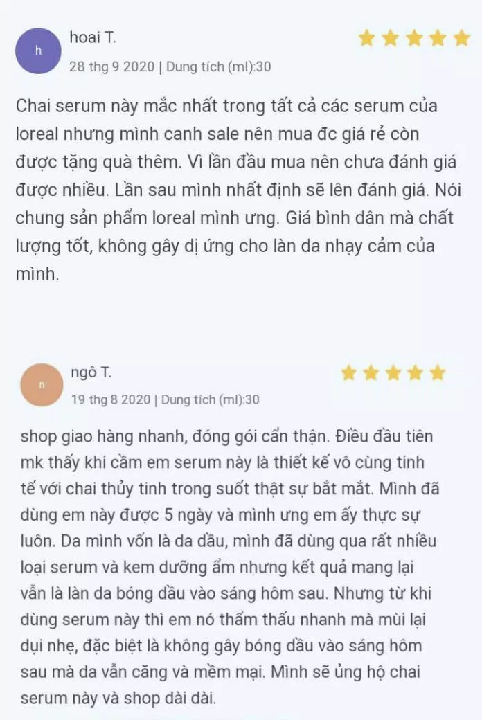 Một vài review "có tâm" đến từ khách hàng (ảnh: BlogAnChoi)