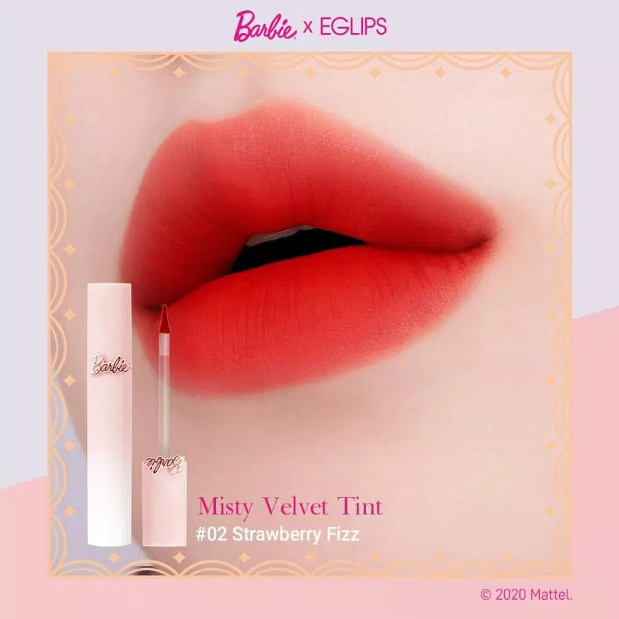 Son kem lì Eglips Barbie Misty Velvet Tint Màu 02 (Nguồn: Internet).